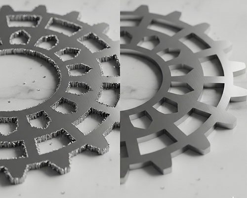 deburring processing by Sander Machine