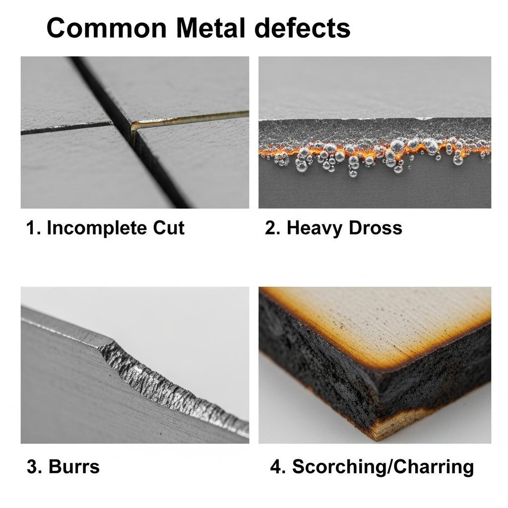 Common sheet metal edge defects