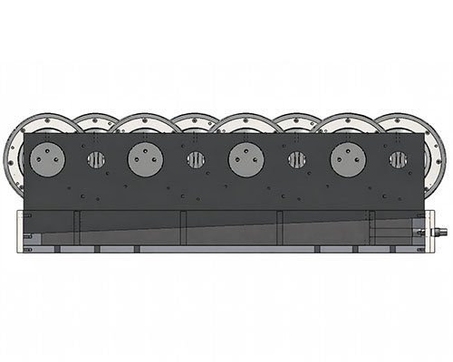 Adjustment support rolls