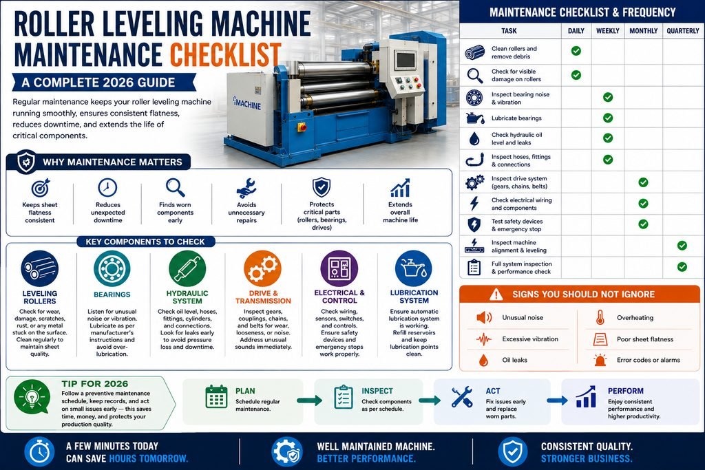 Roller Leveling Machine Be Maintained?
