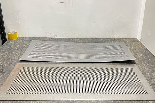 Ceiling (before and after leveling)