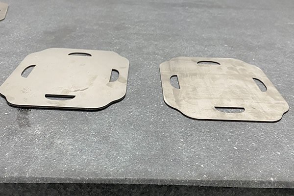 Circles Plates(before and after Leveling)