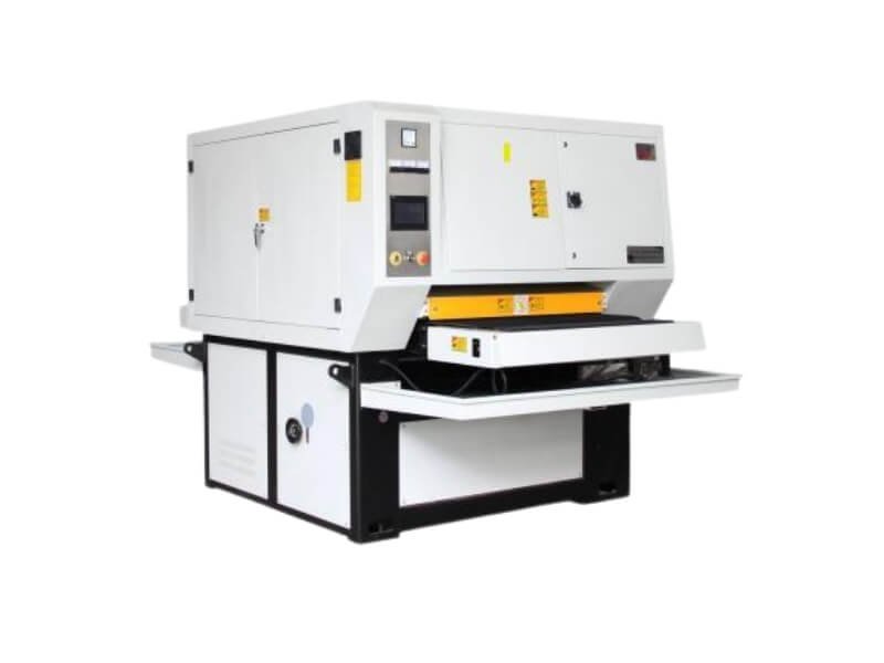 Industrial deburring machine for metal