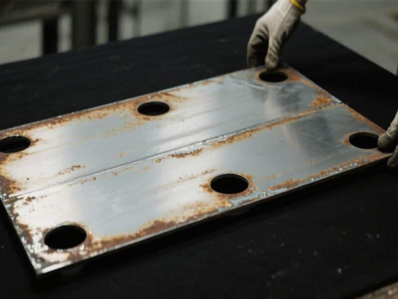 Laser Cutting Parts after Flatten Service